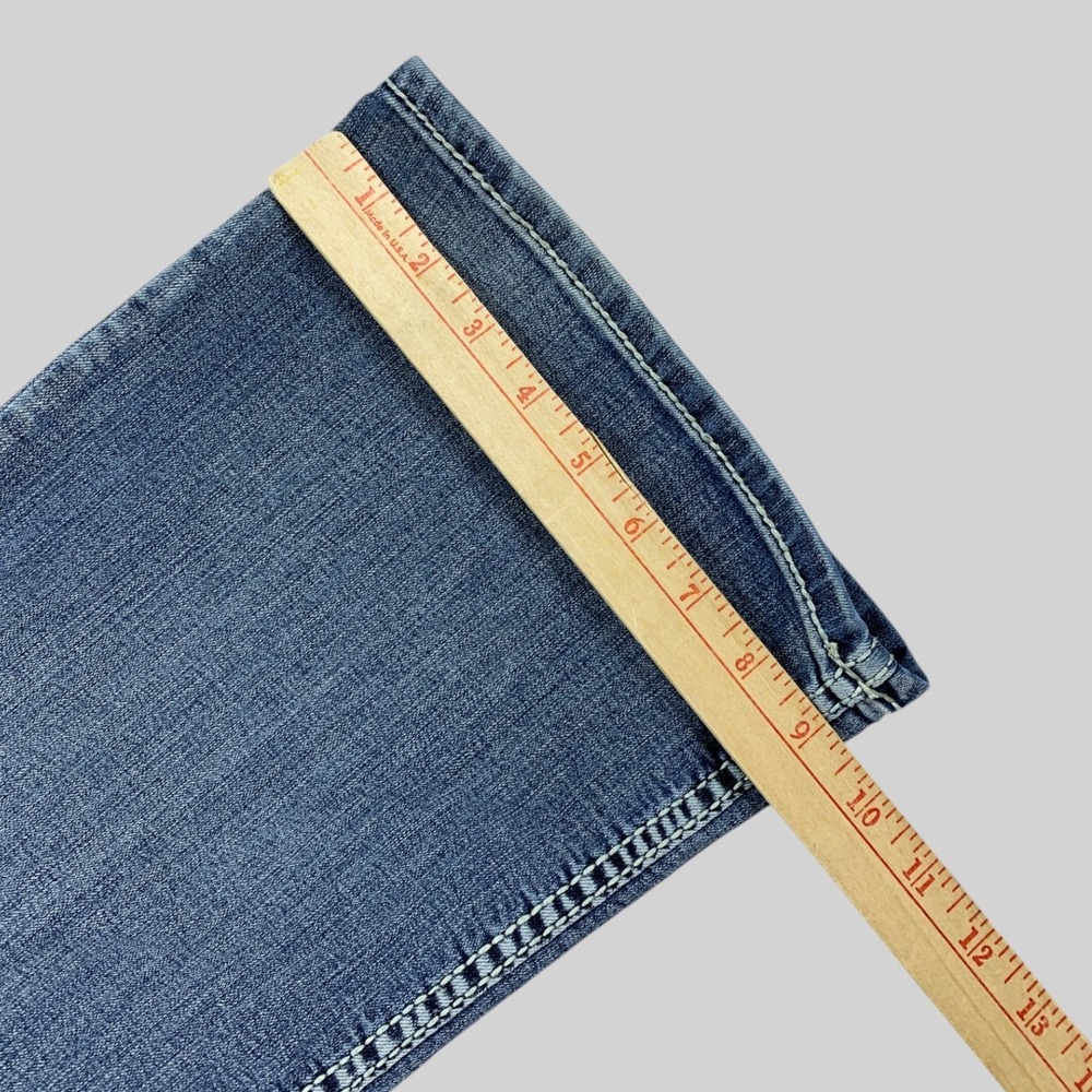 Silver Jeans Tuesday Bootcut Jeans Womens 40x31 Blue Embroidered Whiskered - Picture 8 of 11